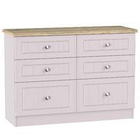 vienna 6 drawer midi chest kaschmir ash