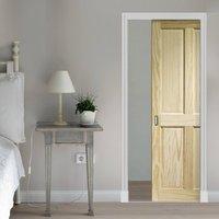 Victorian 4 Panel Pine Fire Pocket Door is 1/2 Hour Fire Rated