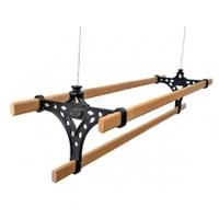 Victorian Tri Lathe Kitchen Maid Clothes Airer, Lacquer, 0.9m