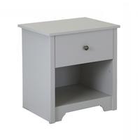 vito bedside table grey