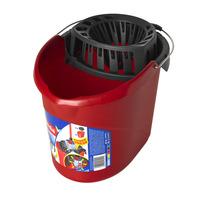 Vileda SuperMocio Bucket and Wringer Red and Black