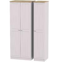 Vienna Tall Triple Wardrobe Kaschmir Ash