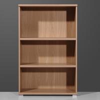 vision royal walnut 3 tier shelving unit