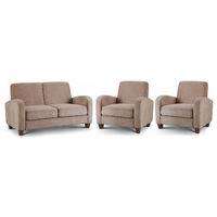 Vivo Fabric 2 Seater and 2 Armchair Suite