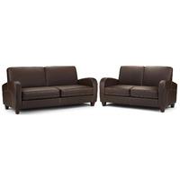 Vivo Faux Leather 3 and 2 Seater Suite