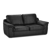 vita 3 seater fabric sofa bed rhino black