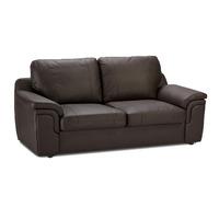 Vita 3 Seater Leather Sofa Bed Brown 3 Seater
