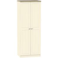 Vienna Tall 2 Door Wardrobe Cream Ash