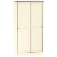 Vienna Sliding Wardrobe Cream Ash