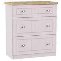 Vienna 3 Drawer Deep Chest Kaschmir Ash