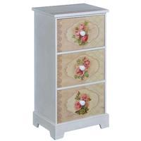 Vintage Rose 3 Drawer Chest