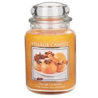 Village Candle Orange Cinnamon Large Jar Scented Candle
