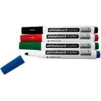 VivoLink Whiteboard Marker 4 colours Black, Red, Blue, Green, VLAS104 (Black, Red, Blue, Green)