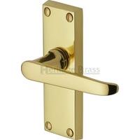 Victoria Lever Latch (Set of 2) Size: 11.9 cm H x 4 cm W, Finish: Polished Brass