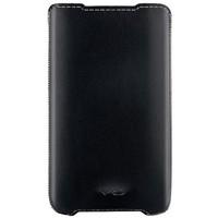 Vicious and Divine Superior Leather Soft Vest for Samsung Galaxy SII and Others, Large - Black