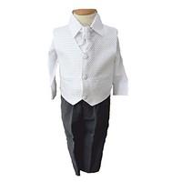 vivaki 4 piece white silver christening wedding special occasion suit  ...