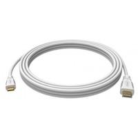 vision TC2 5MHDMIM - VISION TECHCONNECT 5M mHDMI to HDMI CABLE Engineered connectivity solution, White, High-Speed (Category 2), HDMI 1.4, Gold-plated