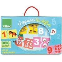 vilac 12 x 7 cm i learn numbers numbering game 20 piece