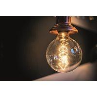 vintage light bulb in extra large globe shape