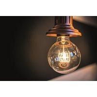 vintage light bulb in large globe shape