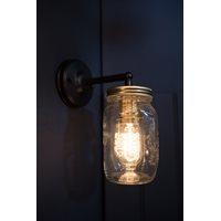 VINTAGE PRESERVE JAR WALL LIGHT