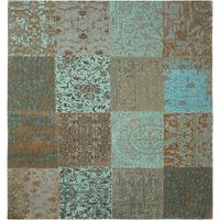 vintage sea blue patchwork rug louis de poortere 230x230