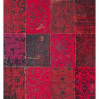 vintage red flatweave patchwork rug louis de poortere 230x230