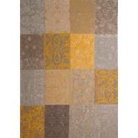 Vintage Yellow Floral Patchwork Rug - Louis De Poortere 200x280