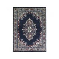 vintage traditional navy blue rug element 60x110