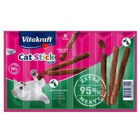 Vitakraft Mini Cat Sticks - 6 x 6g - Chicken & Cat Grass