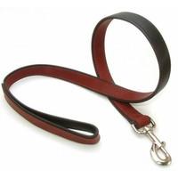 Vital Pet Products Collars and Leads Bekas Leather Lead 20mm X 100cm Bordeaux