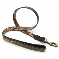 vital pet products collars and leads combat leather lead 15mm x 100cm  ...