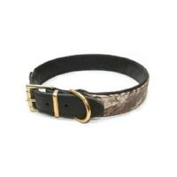 vital pet products collars and leads fox 25mm x 65cm leather collar