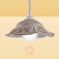VITELA hanging light with a rustic appearance
