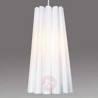 violet white pendant lamp with lovely lampshade