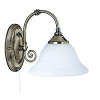 Virginia Antique Brass 1 Light Wall Lamp