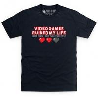 Video Games Ruined My Life T Shirt