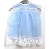 Vintage Powder Blue and White Lace Dress