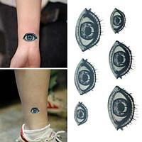 vivid sadness eyes tattoo stickers temporary tattoos1 pc