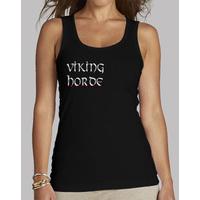 viking horde valknut girl without sleeves red