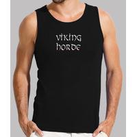 viking horde mjolnir guy, without sleeves, black