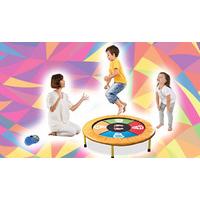 Vibrant Pink Kids Interactive Trampolines