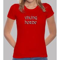 viking horde valknut girl manga short red