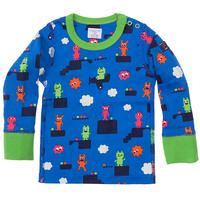 Video Game Print Top - Blue quality kids boys girls