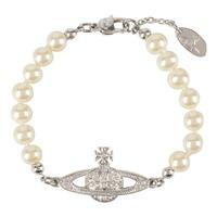 VIVIENNE WESTWOOD JEWELLERY Mini Bas Relief Pearl Bracelet