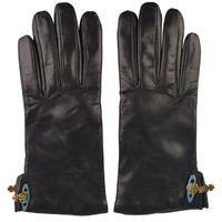 VIVIENNE WESTWOOD ACCESSORIES Orb Leather Gloves