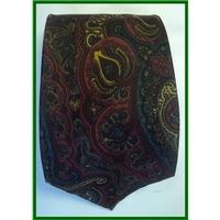 VINTAGE St Michael - Multi-coloured Paisley - Tie