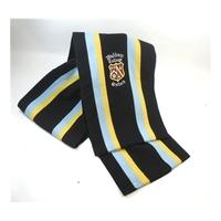 Vintage Wadham College Oxford - Black Blue & Yellow - Wool College Scarf