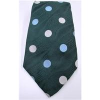 Vintage 70\'s Carvan green spotted tie