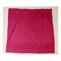 Vintage Jacqmar of London Fuchsia Pink Silk Scarf with Rolled Edges